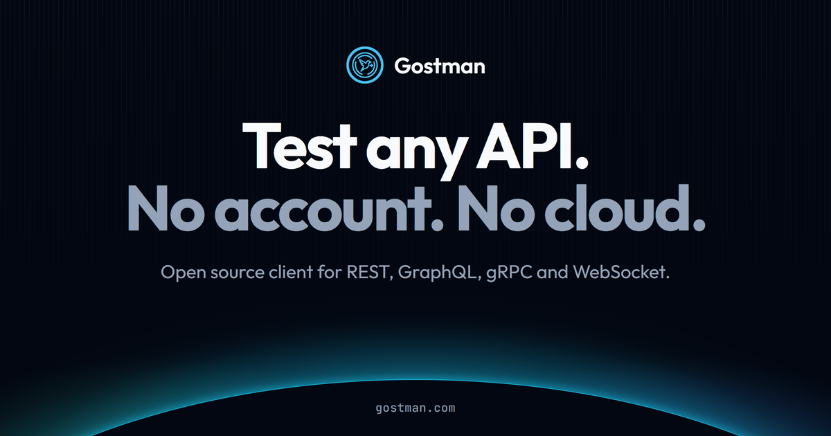 Show HN: Gostman – Open-source API client with Git-friendly YAML collections